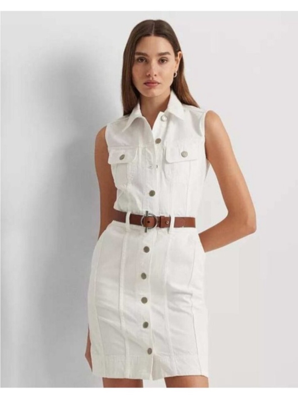 Lauren Ralph Lauren Denim Trucker Dress